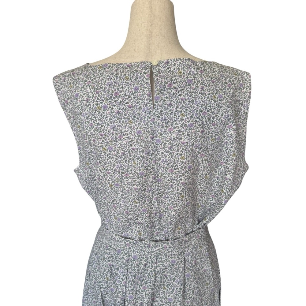 NWT Vintage 80s 90s Laura Ashley Ditsy Floral Cotton Top & Skirt 2 pc Set Large - Picture 6 of 16